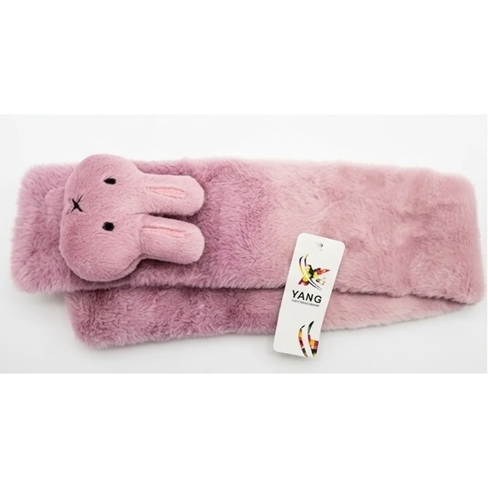 Diadema de peluche conejito