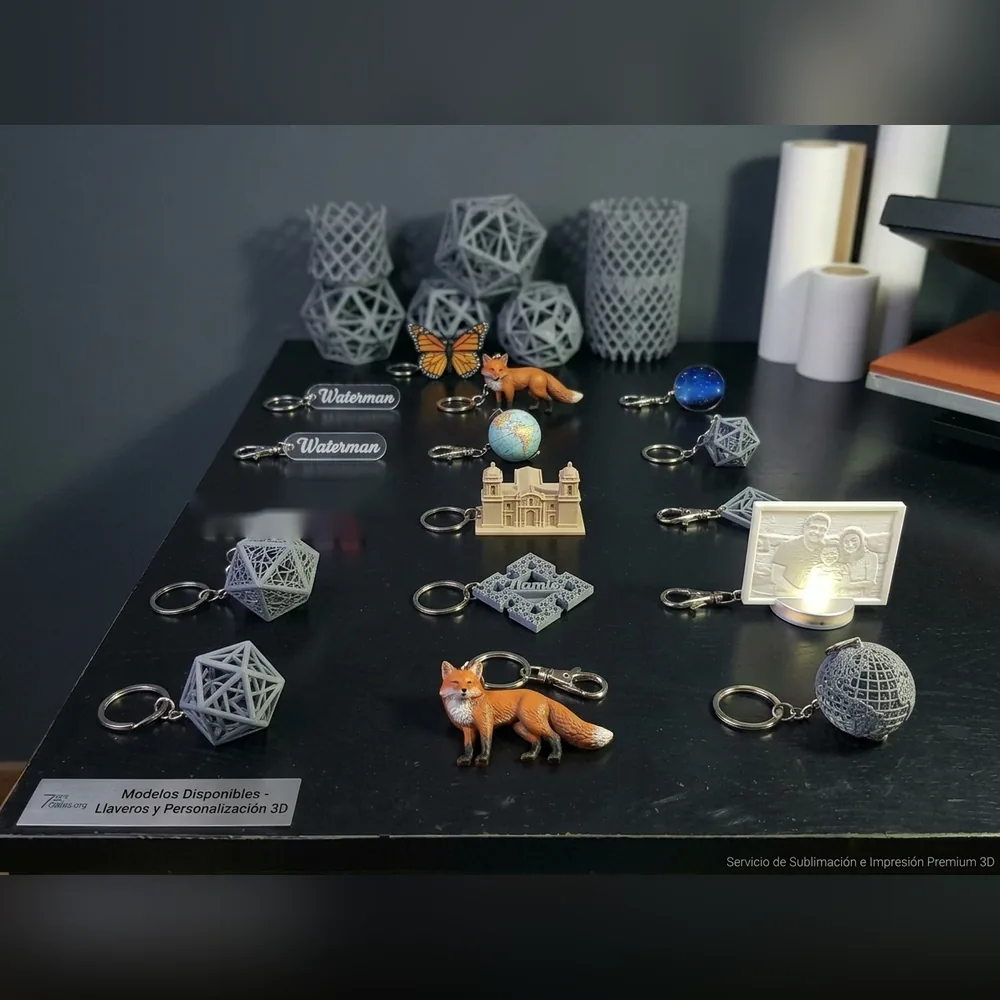 Llavero 3D personalizado