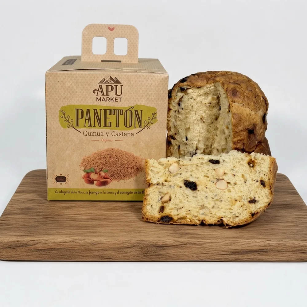 Panetón artesanal de masa madre